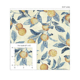 Tommy Bahama Honey Bell Tangerine Wallpaper