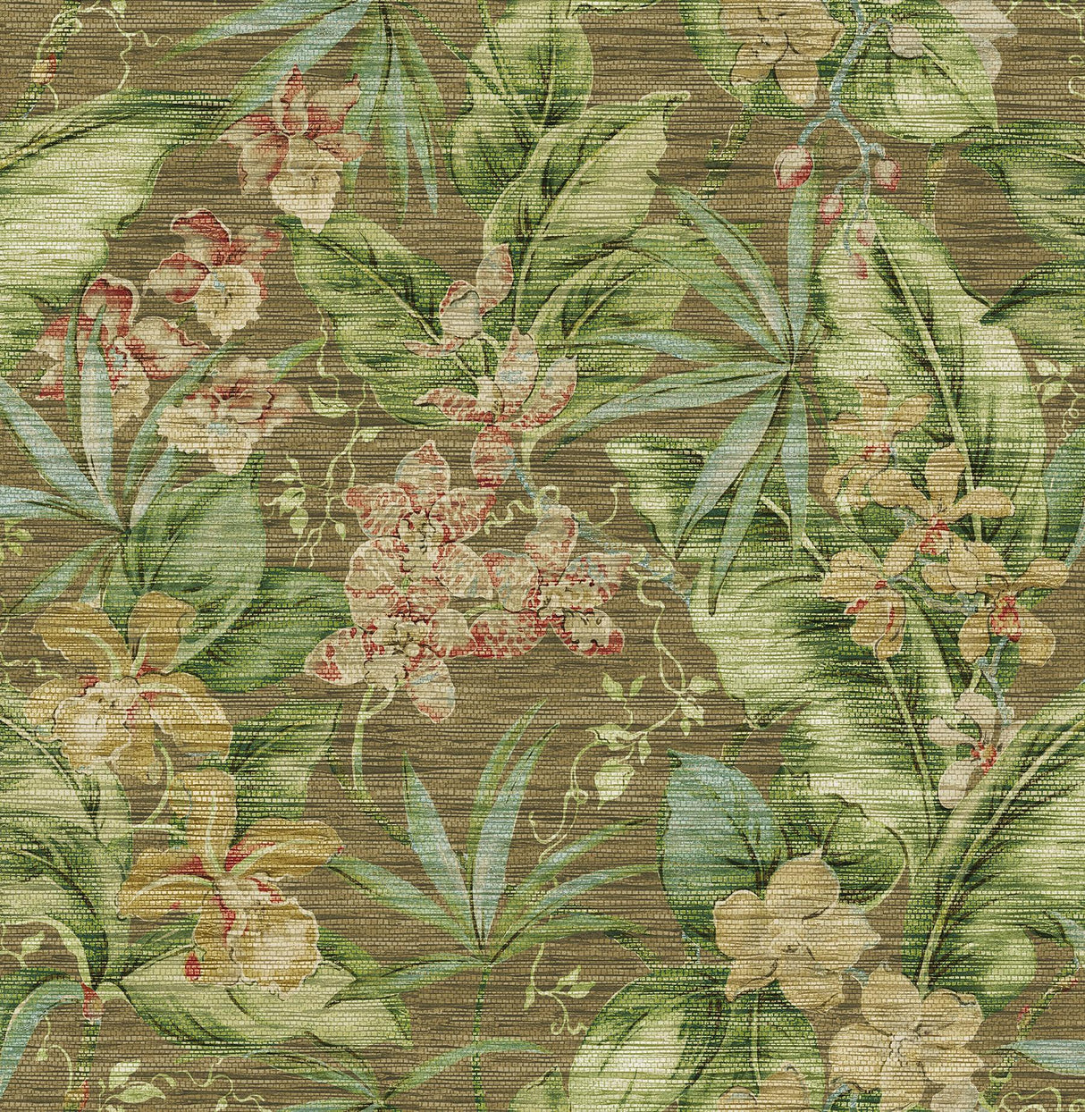 Tommy Bahama Paradise Point Rattan Wallpaper