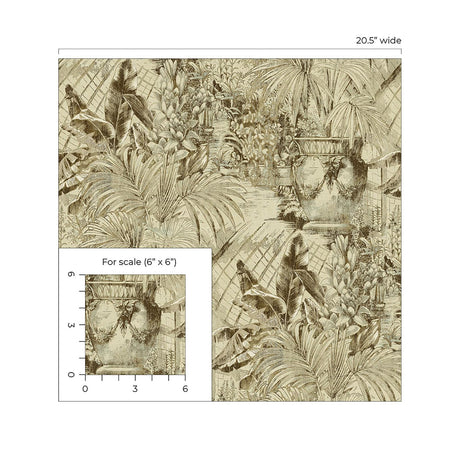 Tommy Bahama Porto Santo Rattan Wallpaper