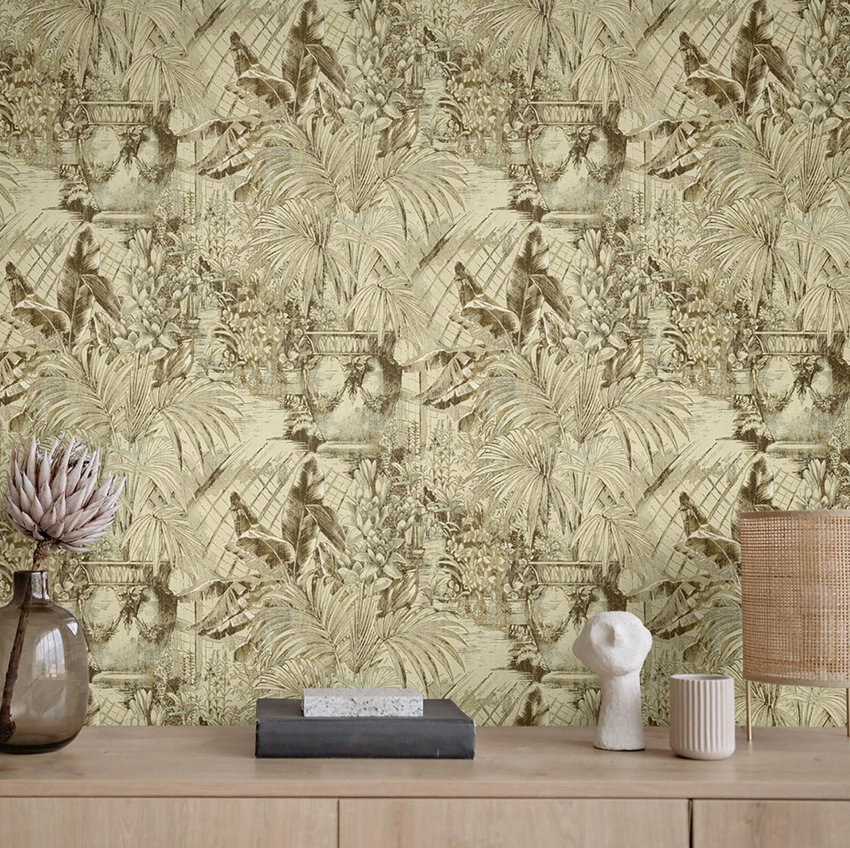 Tommy Bahama Porto Santo Rattan Wallpaper