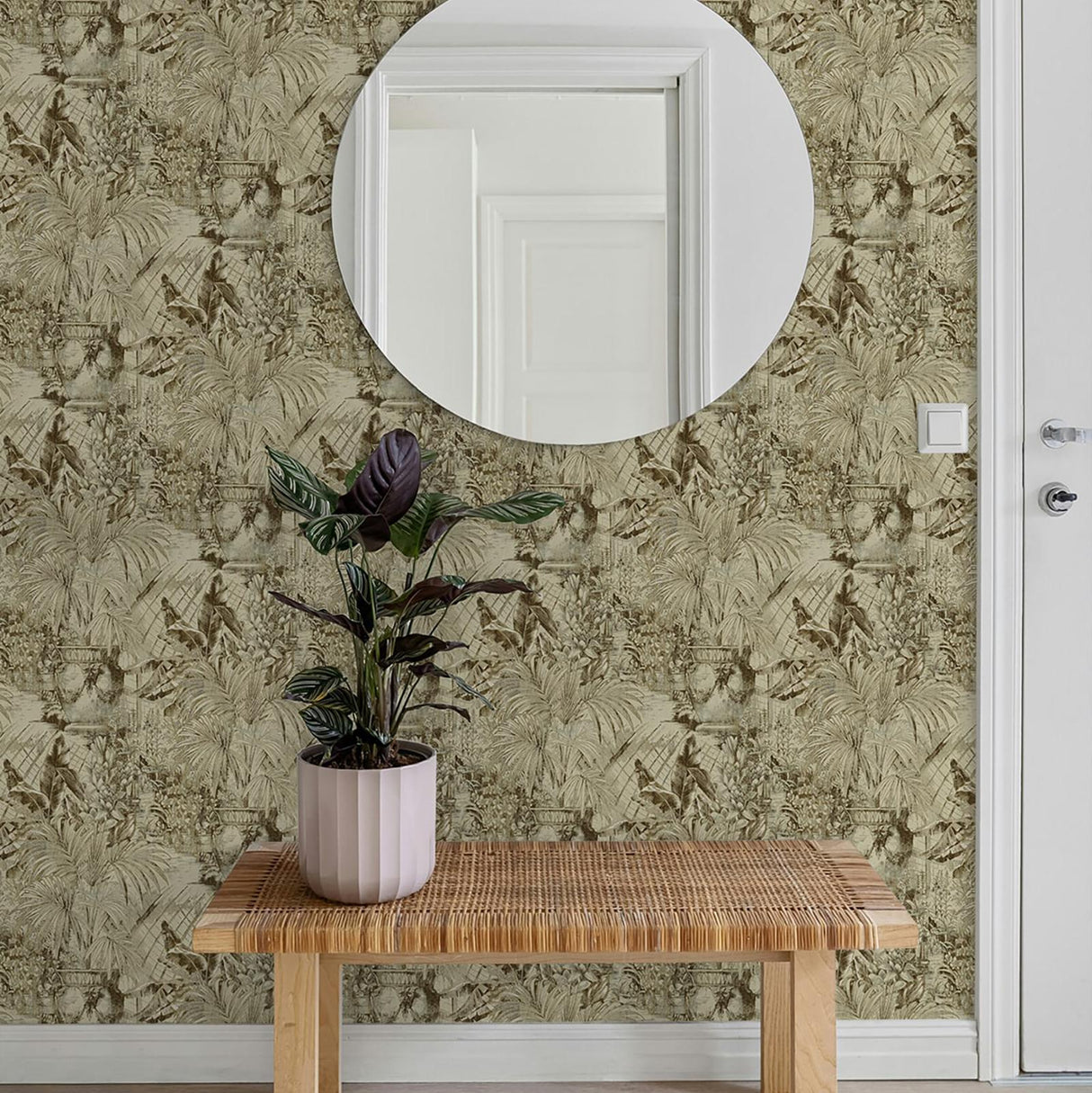 Tommy Bahama Porto Santo Rattan Wallpaper