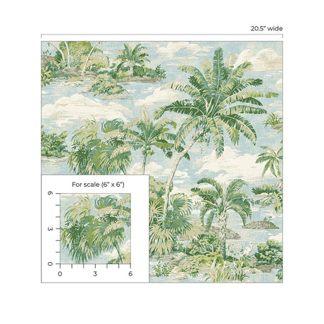 Tommy Bahama Scenic Beauty High Noon Wallpaper