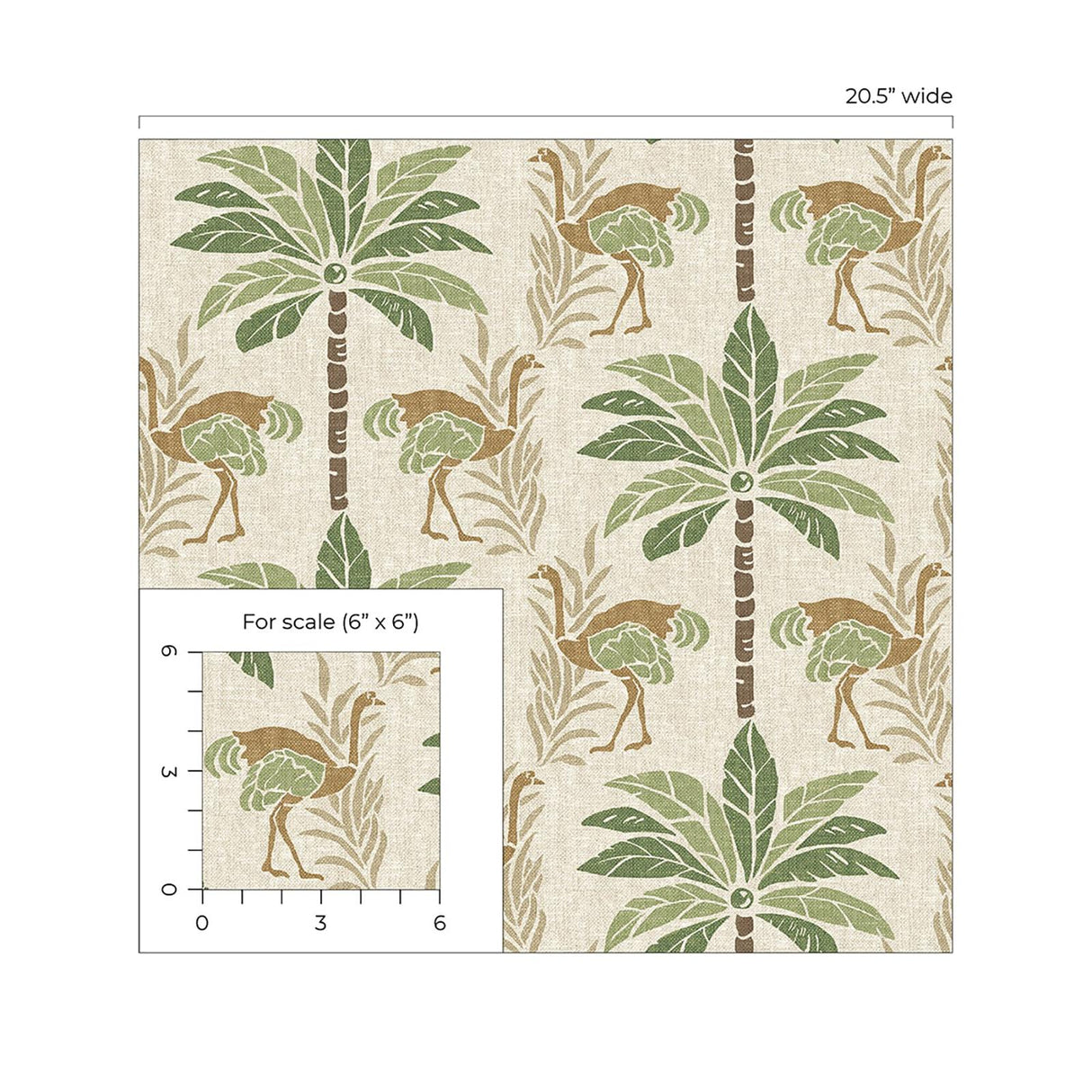Tommy Bahama Stroll Along Aloe Wallpaper