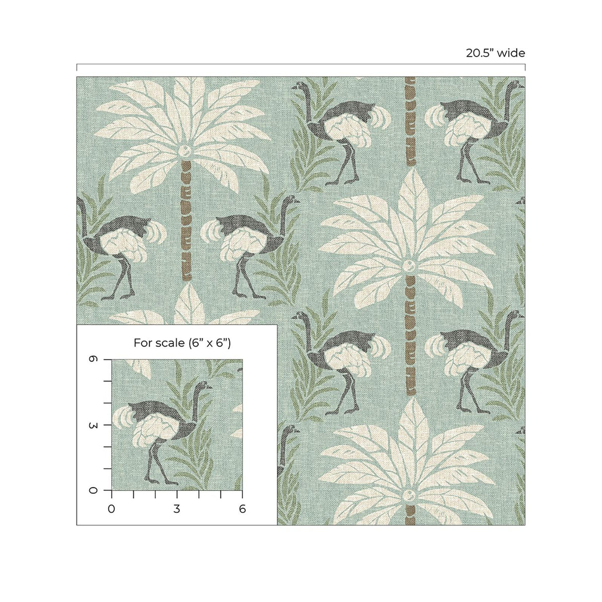 Tommy Bahama Stroll Along Seamist Wallpaper