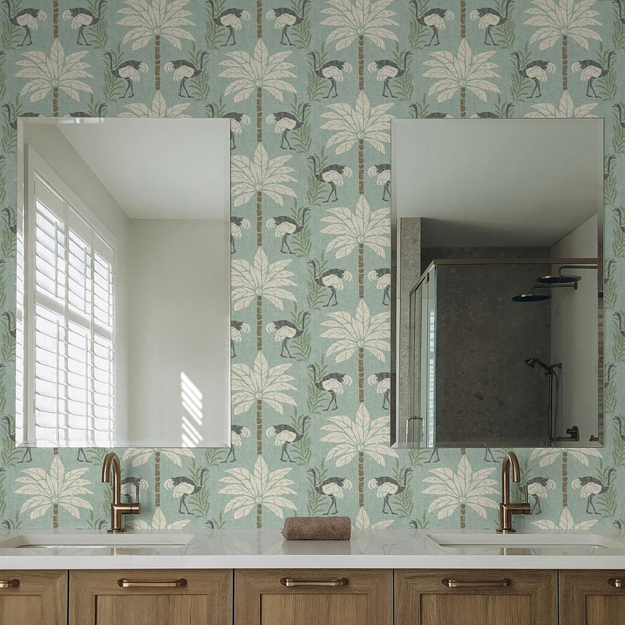 Tommy Bahama Stroll Along Seamist Wallpaper