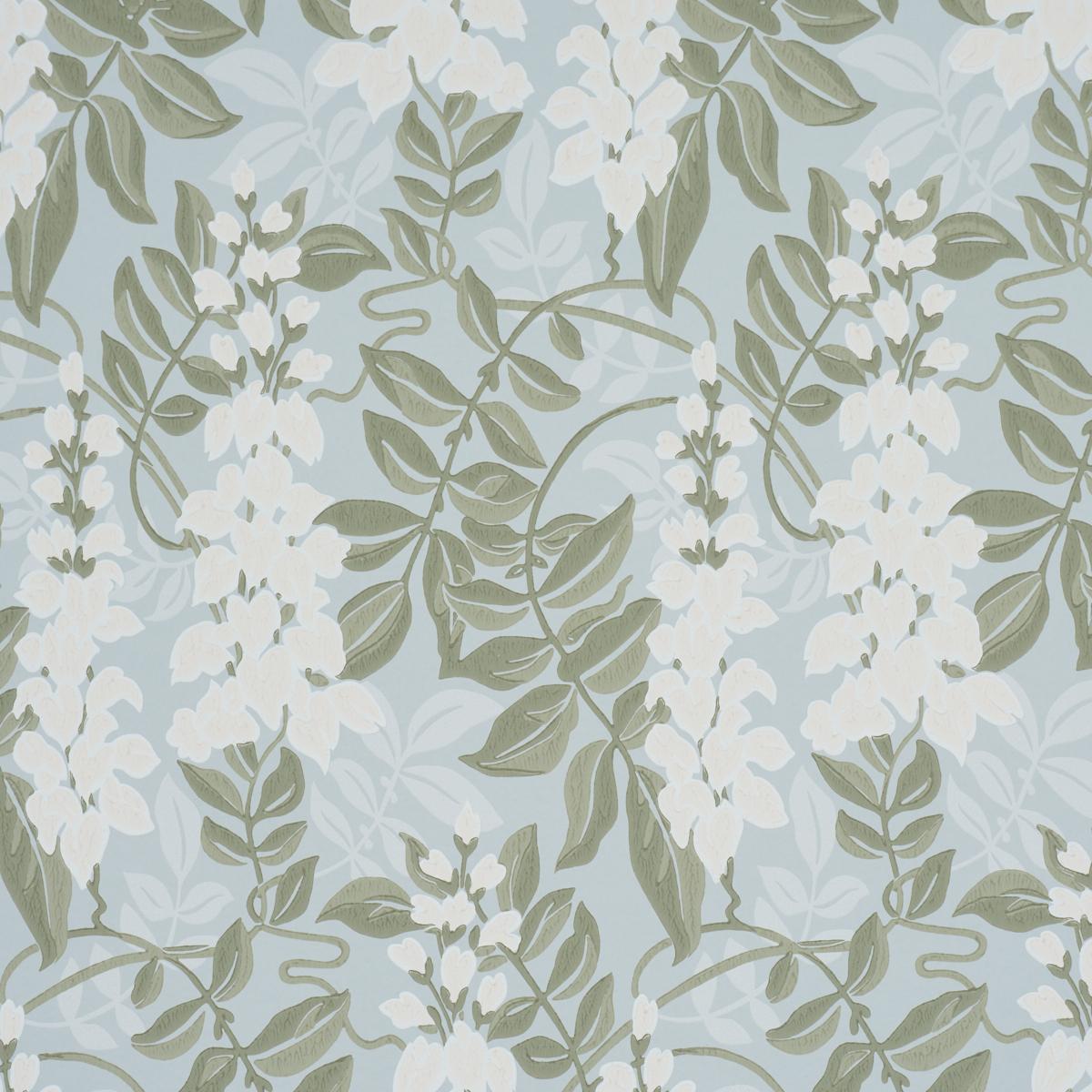 Schumacher Lucia Wisteria Sky Wallpaper