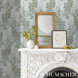 Schumacher Lucia Wisteria Sky Wallpaper