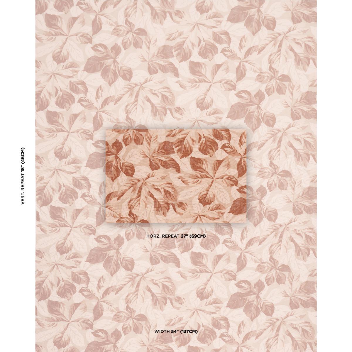 Schumacher Arboreal Spice Fabric
