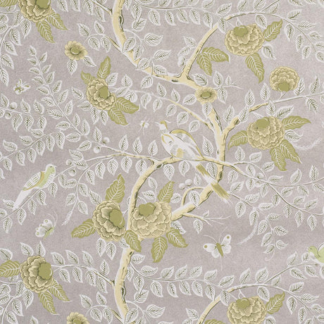 Schumacher Tole Bird Spring Wallpaper