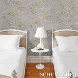 Schumacher Tole Bird Spring Wallpaper