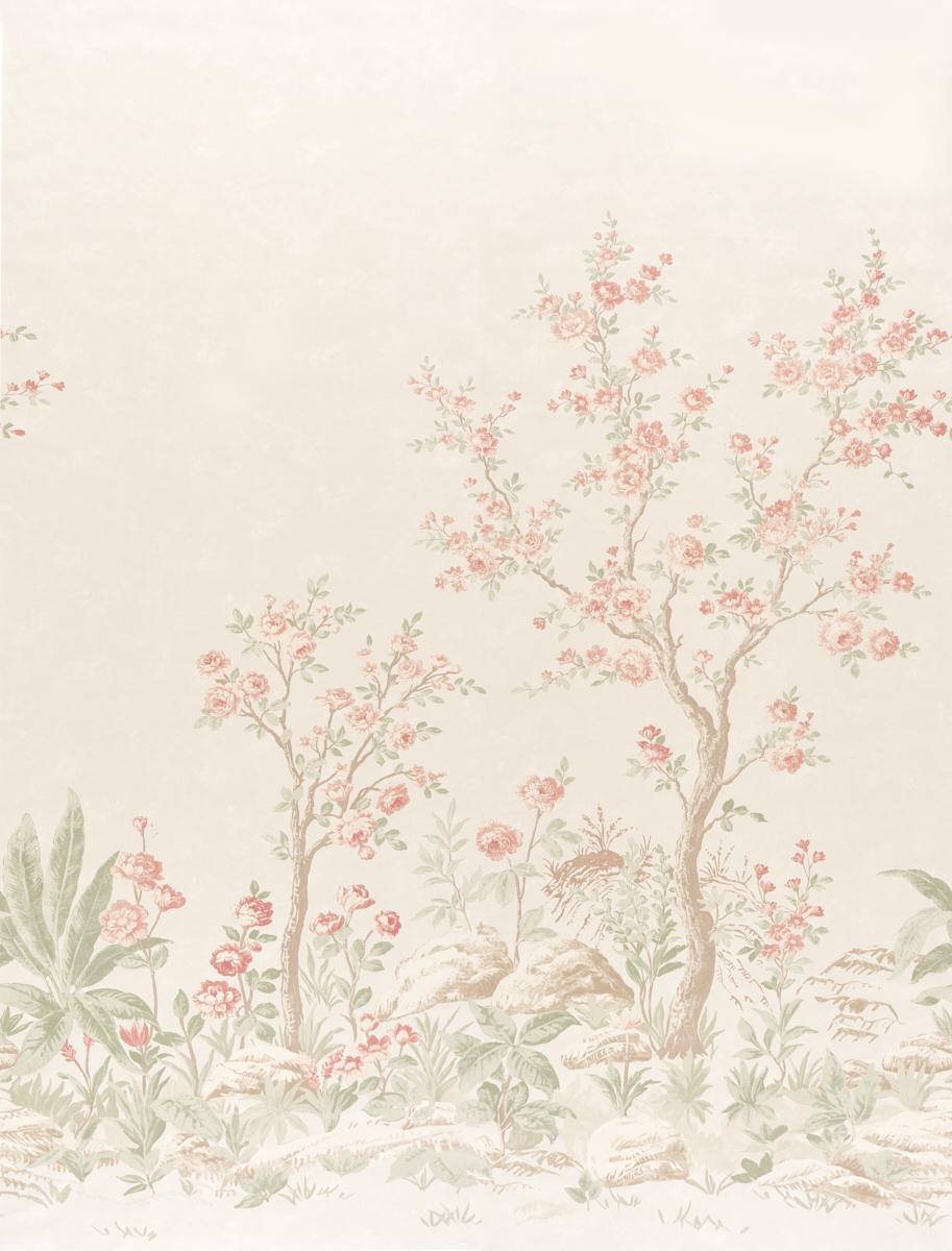 Schumacher Charlotte'S Garden 2 Panel Set Petal Wallpaper