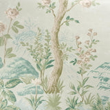 Schumacher Charlotte'S Garden 2 Panel Set Celadon Wallpaper