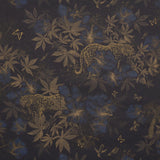 Schumacher Nocturnum Indigo & Ochre Wallpaper