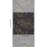 Schumacher Nocturnum Indigo & Ochre Wallpaper