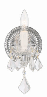 Crystorama Maria Theresa 1 Light Spectra Crystal Polished Chrome Sconce