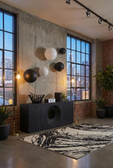Phillips Collection Void Black Stone Side Table