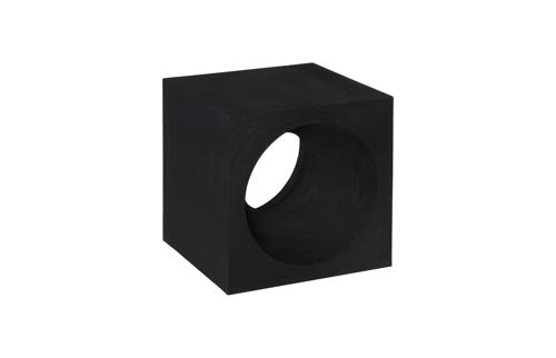 Phillips Collection Void Black Stone Side Table