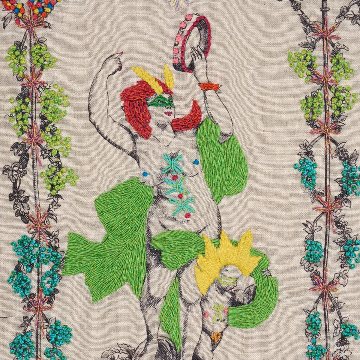 Schumacher La Liberte Americaine Toile Multiverse Fabric