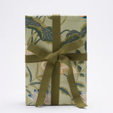 Schumacher Aqua 37" x 24" Lotus Garden Wrapping Paper