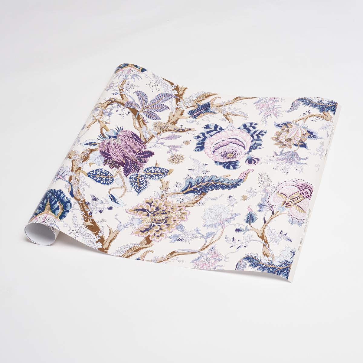 Schumacher Hyacinth 37" x 24" Indian Arbre Wrapping Paper