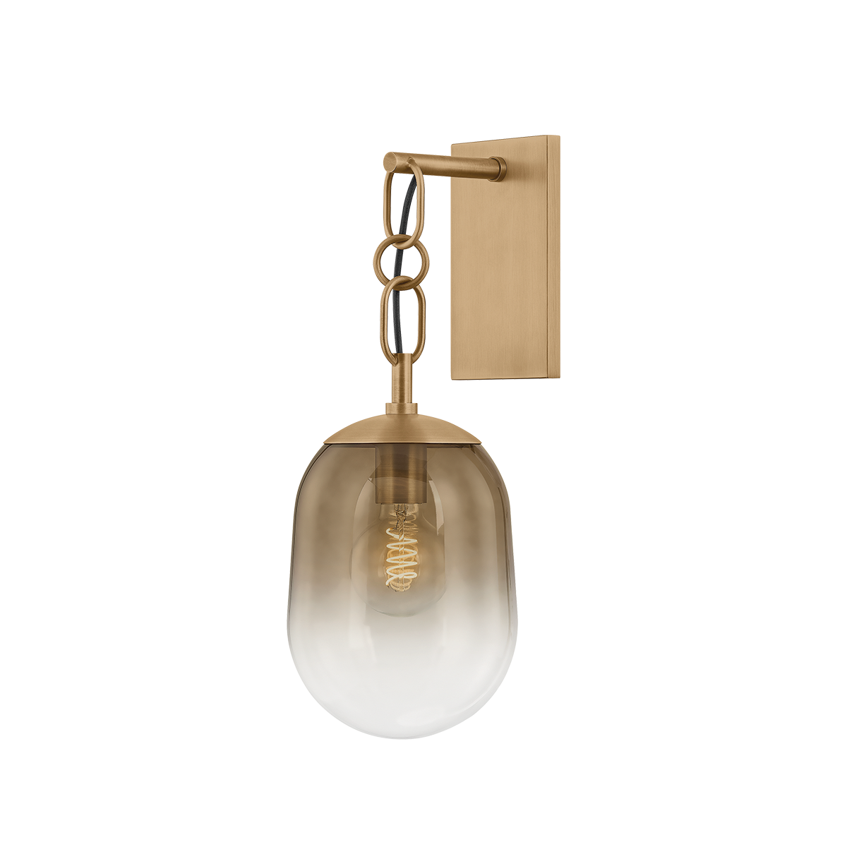 Troy Lighting Harvey PATINA BRASS 7W x 18.5H Wall Sconce