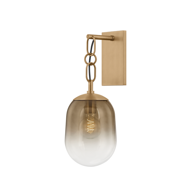 Troy Lighting Harvey PATINA BRASS 7W x 18.5H Wall Sconce