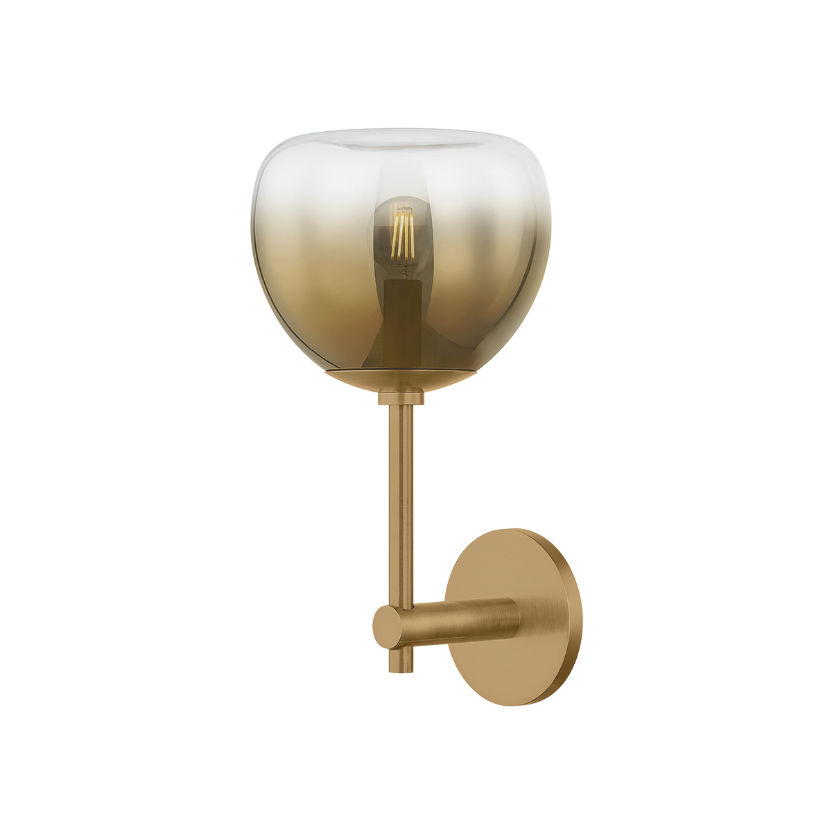 Troy Lighting August PATINA BRASS 7.75W x 15H Wall Sconce