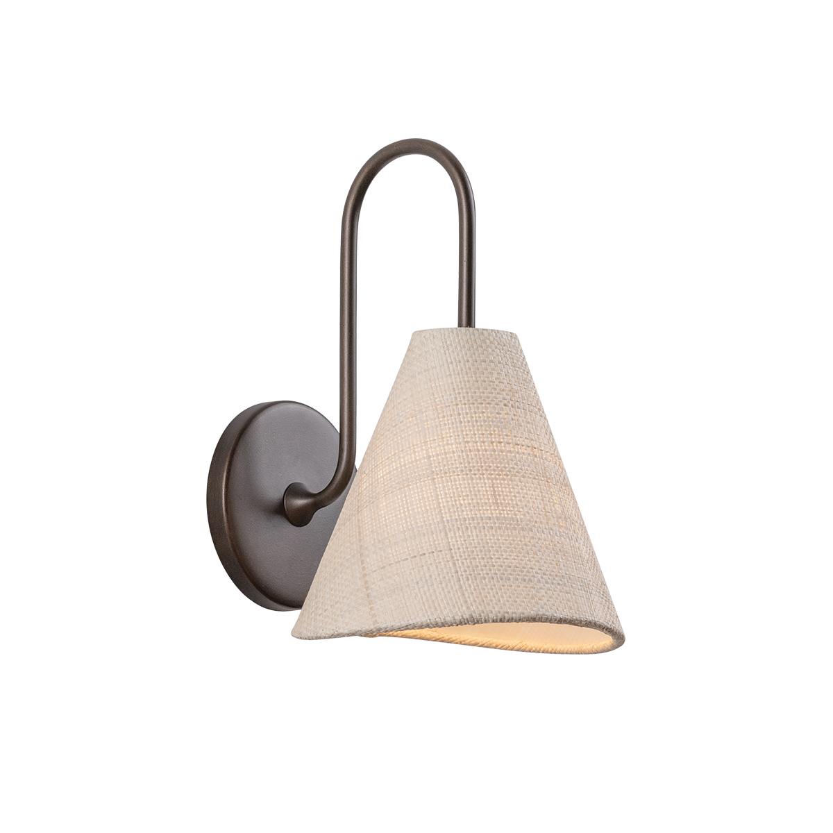 Troy Lighting Candler BRONZE LEAF 8.75W x 11.5H Wall Sconce