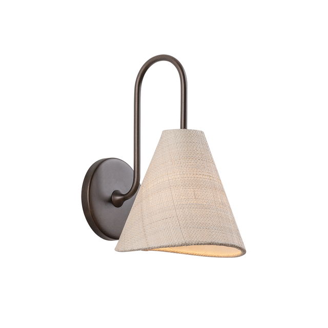 Troy Lighting Candler BRONZE LEAF 8.75W x 11.5H Wall Sconce