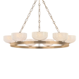 Troy Lighting Caelum PATINA BRASS 44.5W x 6H Chandelier