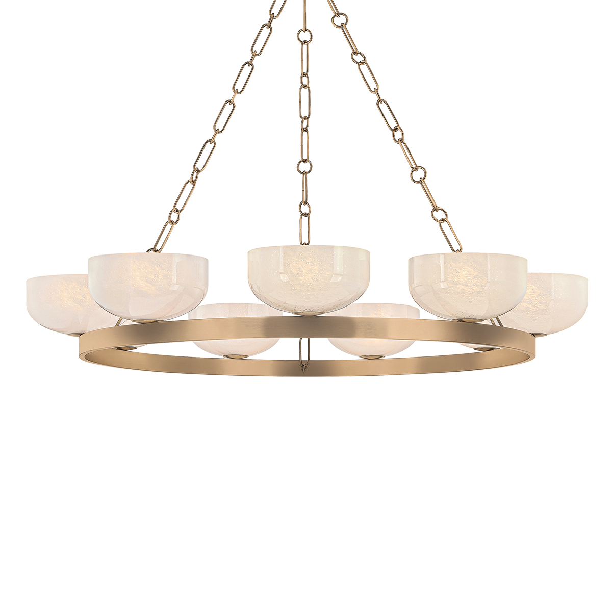 Troy Lighting Caelum PATINA BRASS 44.5W x 6H Chandelier