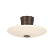 Troy Lighting Albus BRONZE LEAF 15.75W x 7.5H Semi-Flush Mount