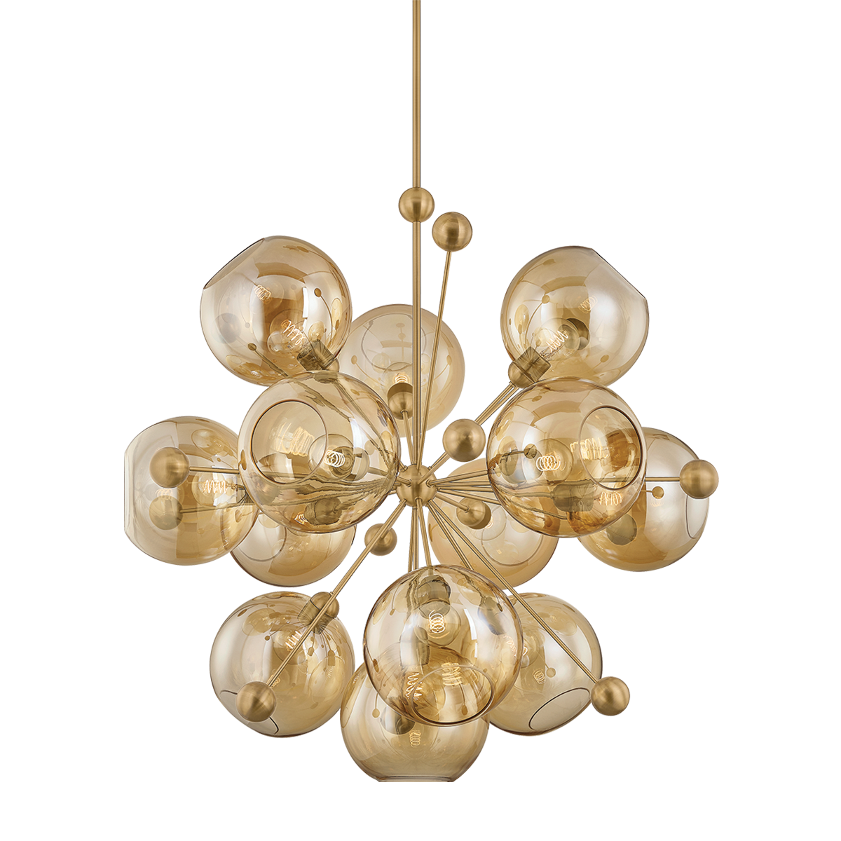 Troy Lighting Ellory PATINA BRASS 45.75W x 44.25H Chandelier