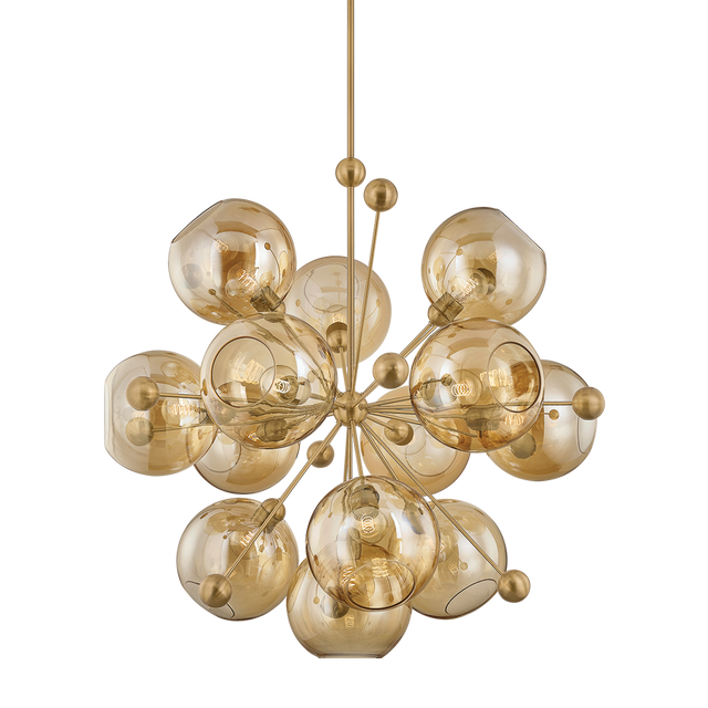 Troy Lighting Ellory PATINA BRASS 45.75W x 44.25H Chandelier