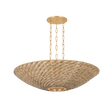 Troy Lighting Ollie VINTAGE GOLD LEAF 40.25W x 9.25H Chandelier