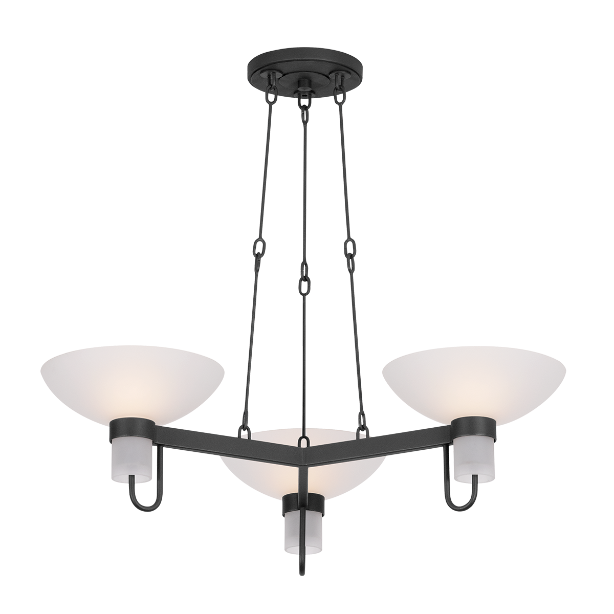Troy Lighting Arturo TEXTURED BRONZE W/ HL 30W x 8H Chandelier