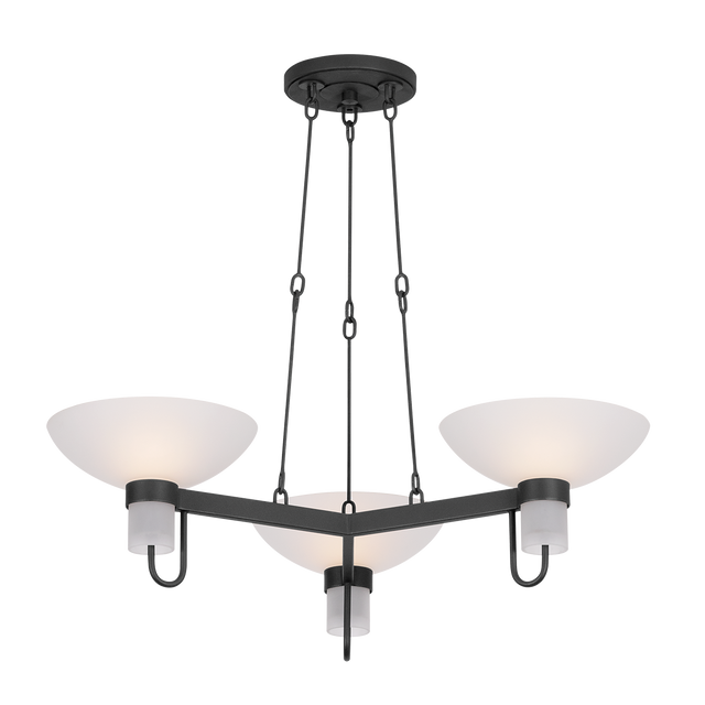 Troy Lighting Arturo TEXTURED BRONZE W/ HL 30W x 8H Chandelier