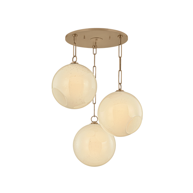 Troy Lighting Bramble PATINA BRASS 26W x 14.25H Chandelier