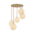 Troy Lighting Bramble PATINA BRASS 35.5W x 14.25H Chandelier
