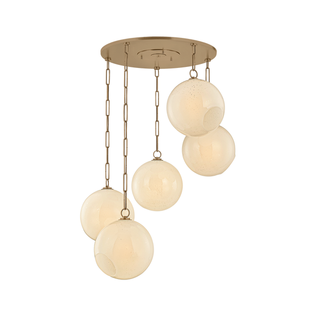 Troy Lighting Bramble PATINA BRASS 35.5W x 14.25H Chandelier