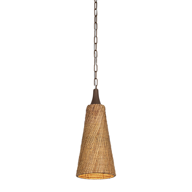 Troy Lighting Kenzo BRONZE LEAF 8.5W x 20.75H Pendant