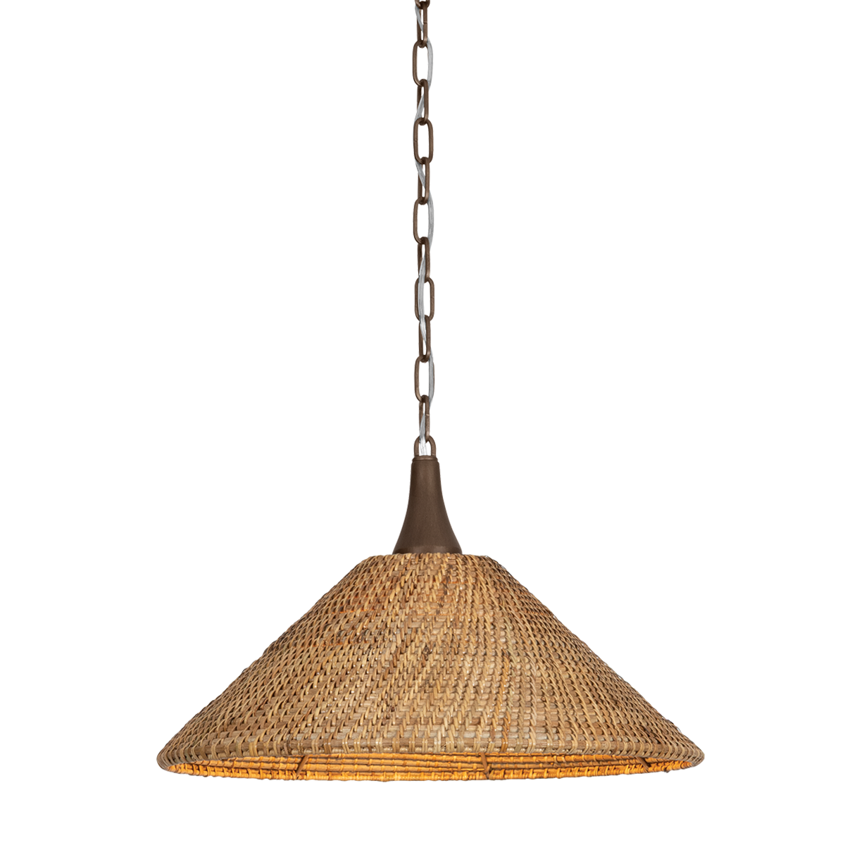 Troy Lighting Kenzo BRONZE LEAF 21W x 13H Pendant