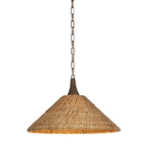 Troy Lighting Kenzo BRONZE LEAF 21W x 13H Pendant