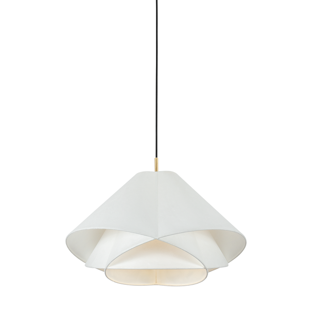 Troy Lighting Edna VINTAGE GOLD LEAF 25.25W x 17H Pendant
