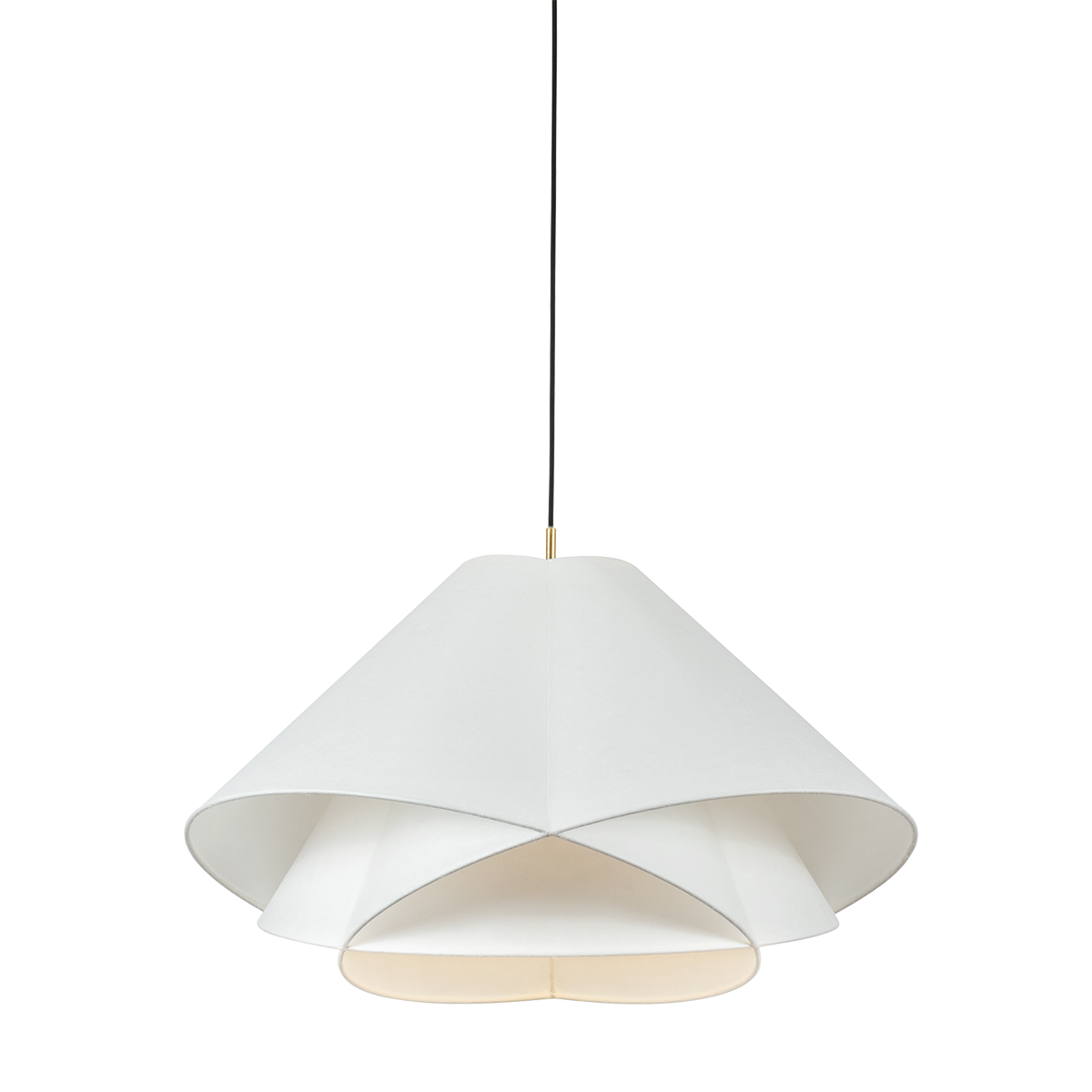 Troy Lighting Edna VINTAGE GOLD LEAF 34.5W x 22.25H Pendant