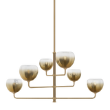 Troy Lighting August PATINA BRASS 45W x 22.75H Chandelier