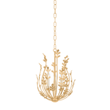 Troy Lighting Delmore VINTAGE GOLD LEAF 14.5W x 19.75H Chandelier