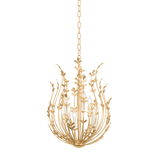 Troy Lighting Delmore VINTAGE GOLD LEAF 20.25W x 27.25H Chandelier