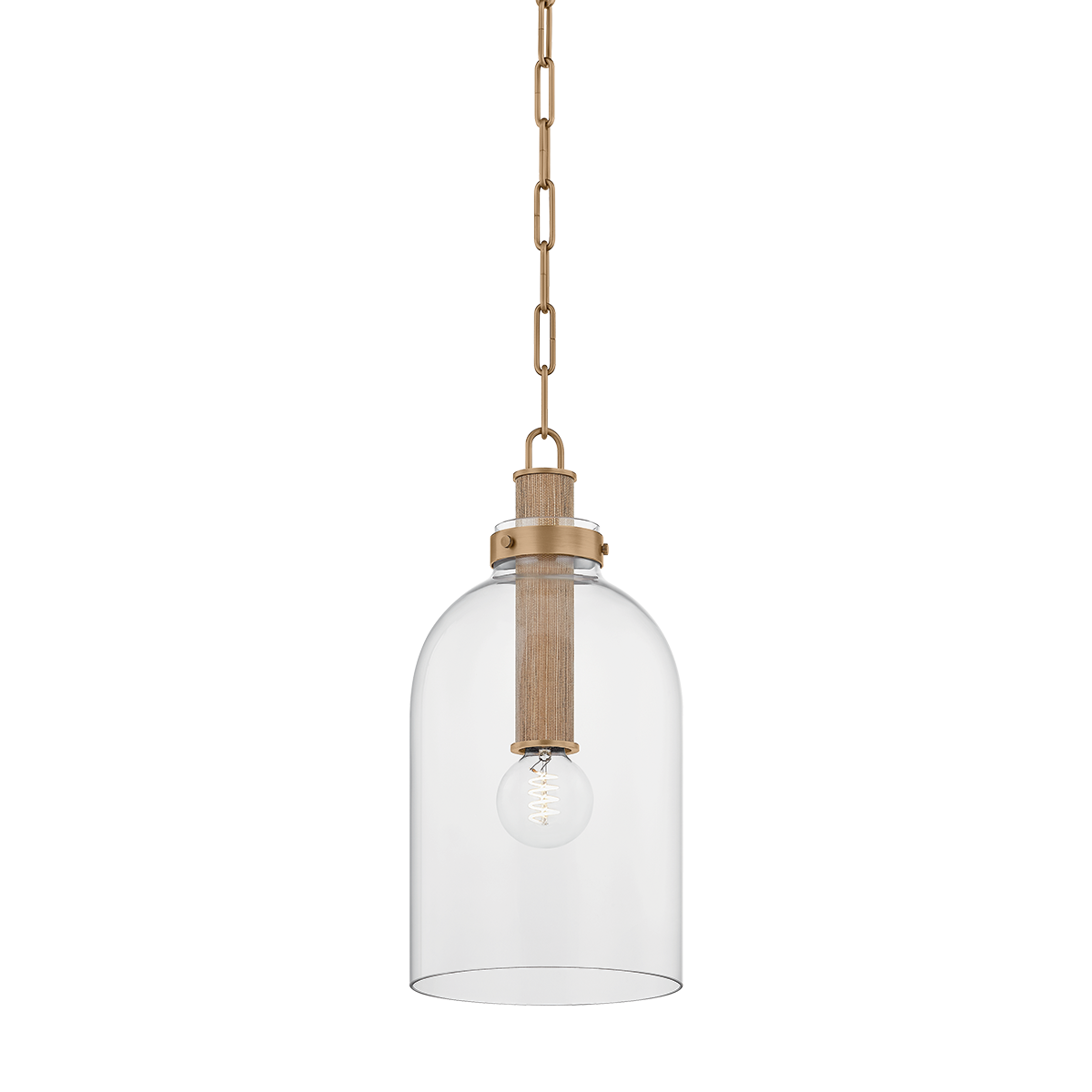 Troy Lighting Kori PATINA BRASS 9W x 18.75H Pendant