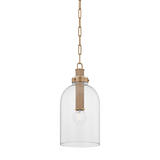 Troy Lighting Kori PATINA BRASS 9W x 18.75H Pendant